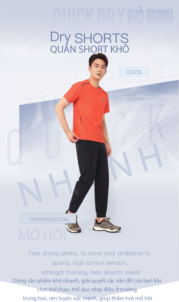 Quần dài Jogger nam Humtto 26Q639A co giãn thể thao thoáng mát mau khô-11