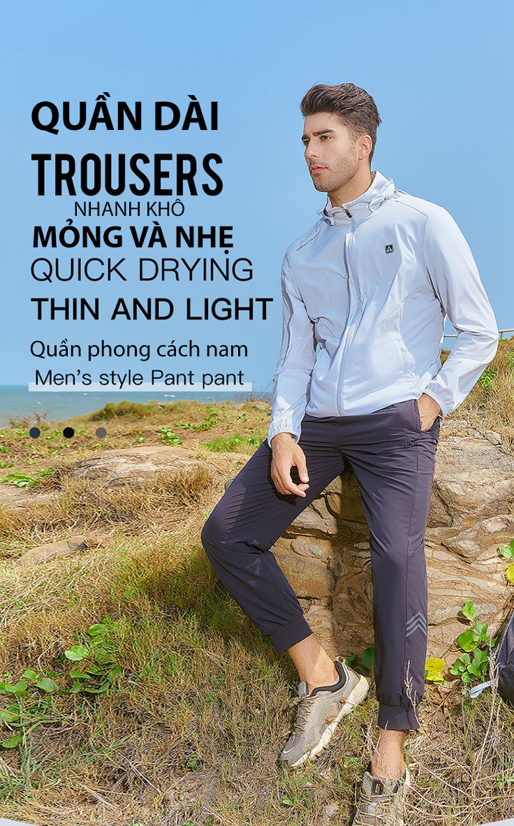 Quần dài Jogger nam Humtto 26Q639A co giãn thể thao thoáng mát mau khô-8