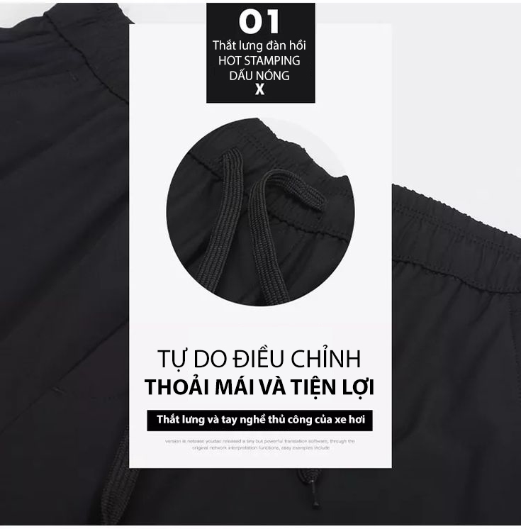 Quần dài nhiều túi Jogger Humtto 25Q802A co giãn thời trang nam mát gọn khô mau-8