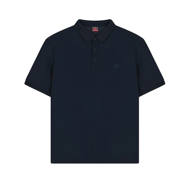 Áo Polo nam Humtto ngắn tay cổ bẻ thấm hút mồ hôi thoáng mát PK Xanh Navy-11