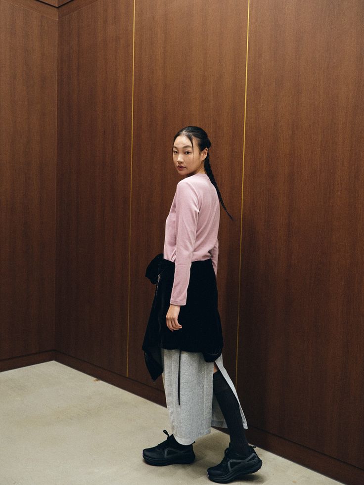 Áo thun nữ dài tay Humtto vải tencel mềm mịn hoa oải hương-2 Áo thun nữ dài tay Humtto vải tencel mềm mịn hoa oải hương-2