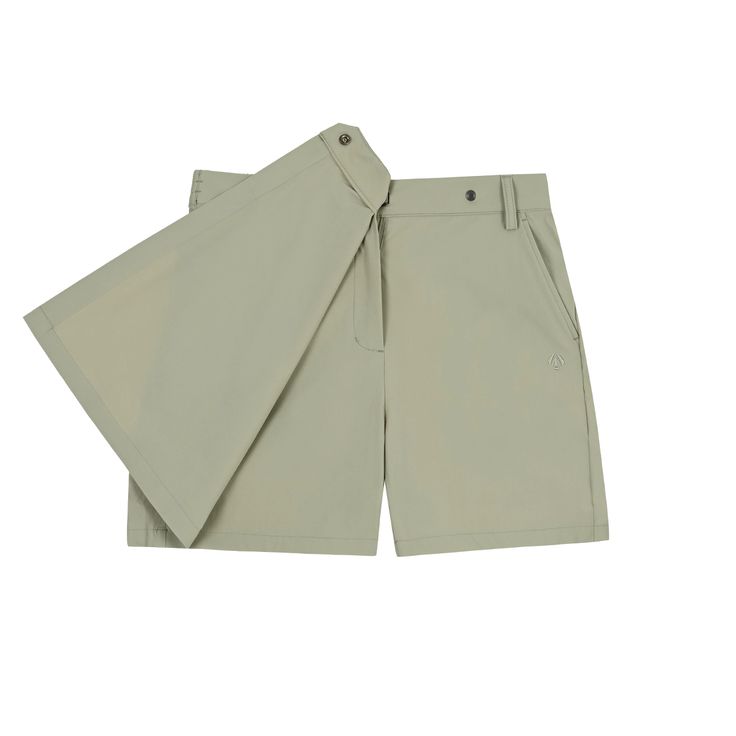 Quần đùi váy Humtto thoáng mát quấn ngoài trời nữ Xanh Ô Liu-8