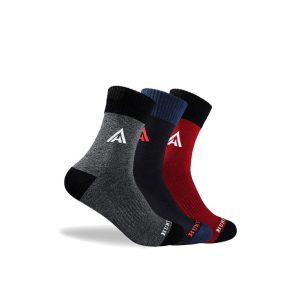 Tất thể thao du lịch Humtto Unisex dệt kim 3 màu-1