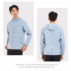 Áo khoác co giãn đơn Humtto 25L973AB thời trang chất lượng cao cặp đôi-23