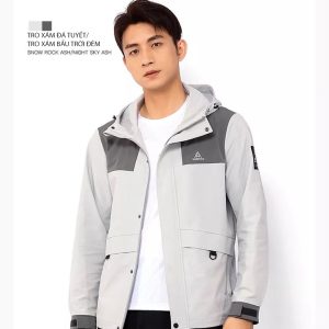 Áo khoác co giãn nam Humtto 26L933A chống nước tuyết nhẹ xuất khẩu sang Mỹ-10