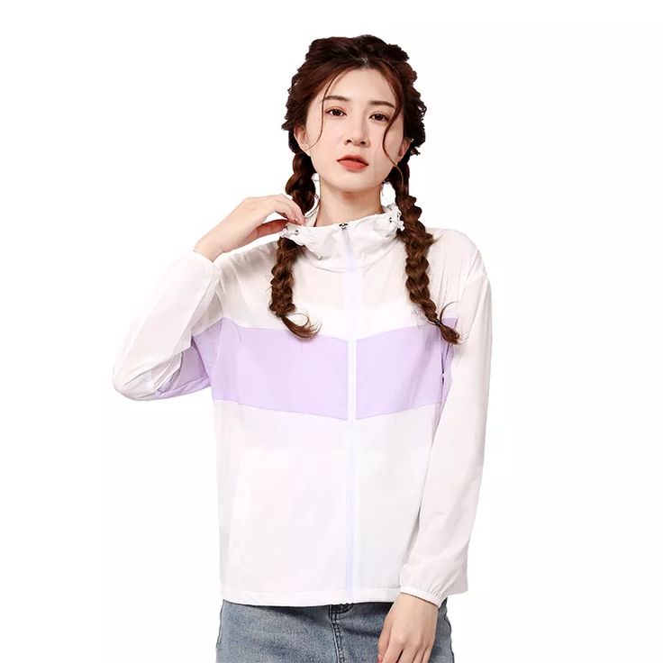 Áo khoác gió nữ Humtto 26L963 nhẹ thoáng khí mềm mại mũ trùm đầu-5 Áo khoác gió nữ Humtto 26L963 nhẹ thoáng khí mềm mại mũ trùm đầu-5