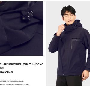 Áo khoác giữ nhiệt 3 trong 1 nam Humtto 26C558A đi tuyết chống nước tiêu chuẩn Mỹ-14