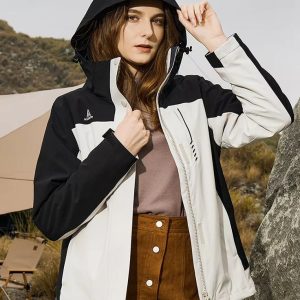 Áo khoác giữ nhiệt Unisex 3 trong 1 Humtto 26C960AB đi tuyết chống bẩn nước-4
