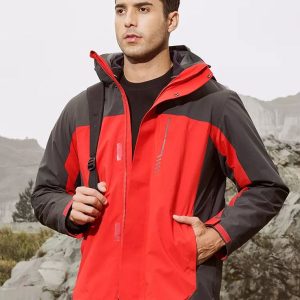 Áo khoác giữ nhiệt Unisex 3 trong 1 Humtto 26C960AB đi tuyết chống bẩn nước-5