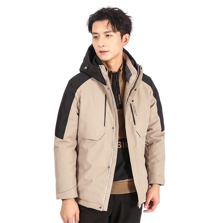 Áo khoác lông vũ thời trang nam Humtto 25Y954A bán buôn chất lượng cao ấm áp nhẹ-1