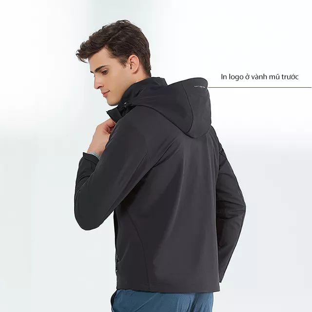Áo khoác ngoài Unisex mềm co giãn chống nước Humtto 21835AB thu đông nhẹ ấm áp-4 Áo khoác ngoài Unisex mềm co giãn chống nước Humtto 21835AB thu đông nhẹ ấm áp-4