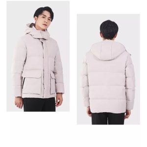 Áo khoác phao lông vịt ấm áp Unisex Humtto 23Y931AB ngoài trời thoáng khí chất lượng cao-21