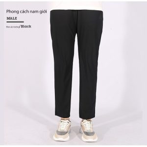 Quần dài Jogger Unisex Humtto 25K991AB co giãn thể thao mỏng thon gọn mát mau khô-17