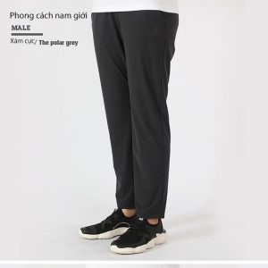 Quần dài Jogger Unisex Humtto 25K991AB co giãn thể thao mỏng thon gọn mát mau khô-19