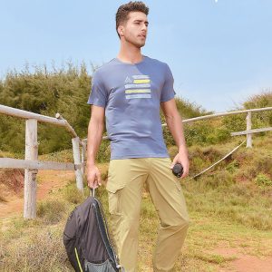 Quần dài Jogger nam Humtto 26Q610A co giãn túi hộp mỏng thon gọn mát mau khô-16