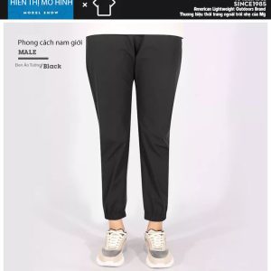 Quần dài Jogger co giãn nam Humtto 25Q987A ống bó gọn nhẹ thể dục mát khô-15