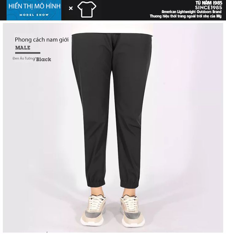 Quần dài Jogger co giãn nam Humtto 25Q987A ống bó gọn nhẹ thể dục mát khô-15 Quần dài Jogger co giãn nam Humtto 25Q987A ống bó gọn nhẹ thể dục mát khô-15
