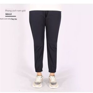 Quần dài Jogger co giãn nam Humtto 25Q987A ống bó gọn nhẹ thể dục mát khô-17