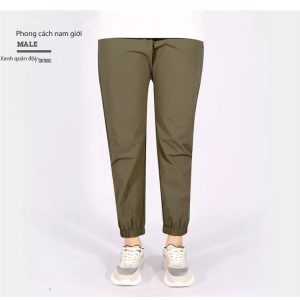 Quần dài Jogger co giãn nam Humtto 25Q987A ống bó gọn nhẹ thể dục mát khô-21