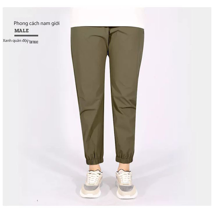 Quần dài Jogger co giãn nam Humtto 25Q987A ống bó gọn nhẹ thể dục mát khô-21 Quần dài Jogger co giãn nam Humtto 25Q987A ống bó gọn nhẹ thể dục mát khô-21