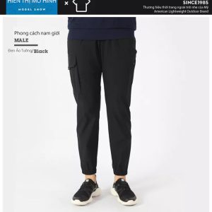 Quần dài nhiều túi Jogger Humtto 25Q802A co giãn thời trang nam mát gọn khô mau-13