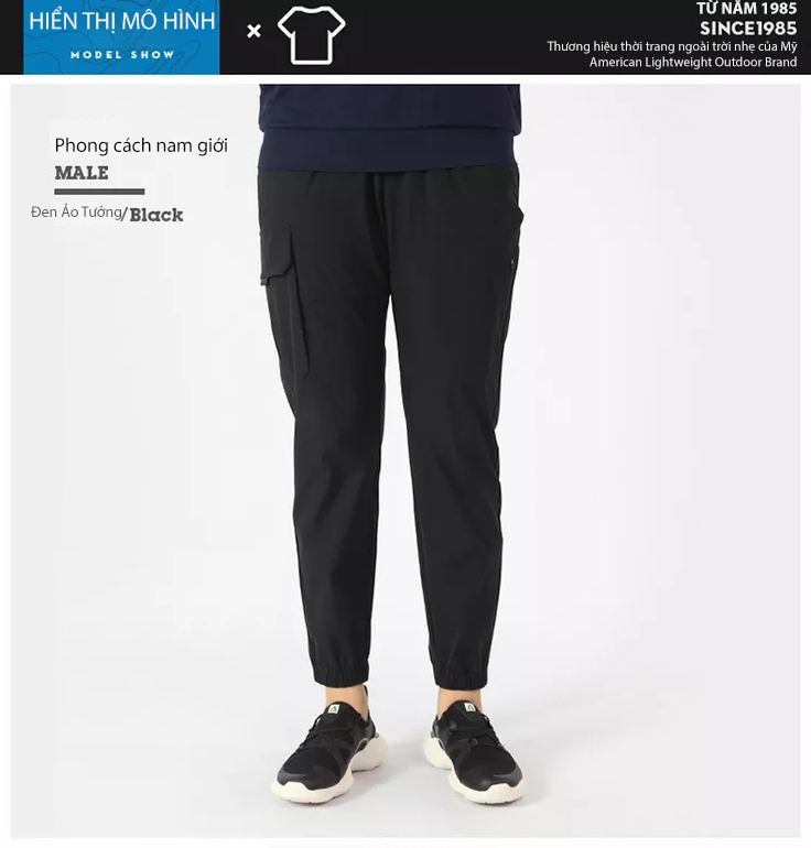 Quần dài nhiều túi Jogger Humtto 25Q802A co giãn thời trang nam mát gọn khô mau-13 Quần dài nhiều túi Jogger Humtto 25Q802A co giãn thời trang nam mát gọn khô mau-13