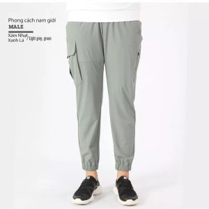 Quần dài nhiều túi Jogger Humtto 25Q802A co giãn thời trang nam mát gọn khô mau-15