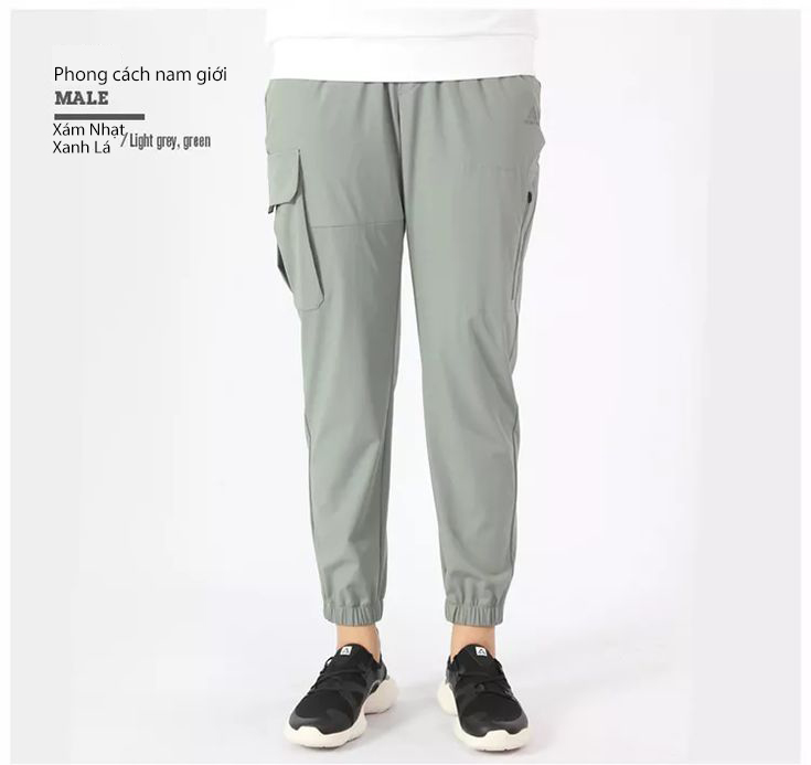 Quần dài nhiều túi Jogger Humtto 25Q802A co giãn thời trang nam mát gọn khô mau-15 Quần dài nhiều túi Jogger Humtto 25Q802A co giãn thời trang nam mát gọn khô mau-15