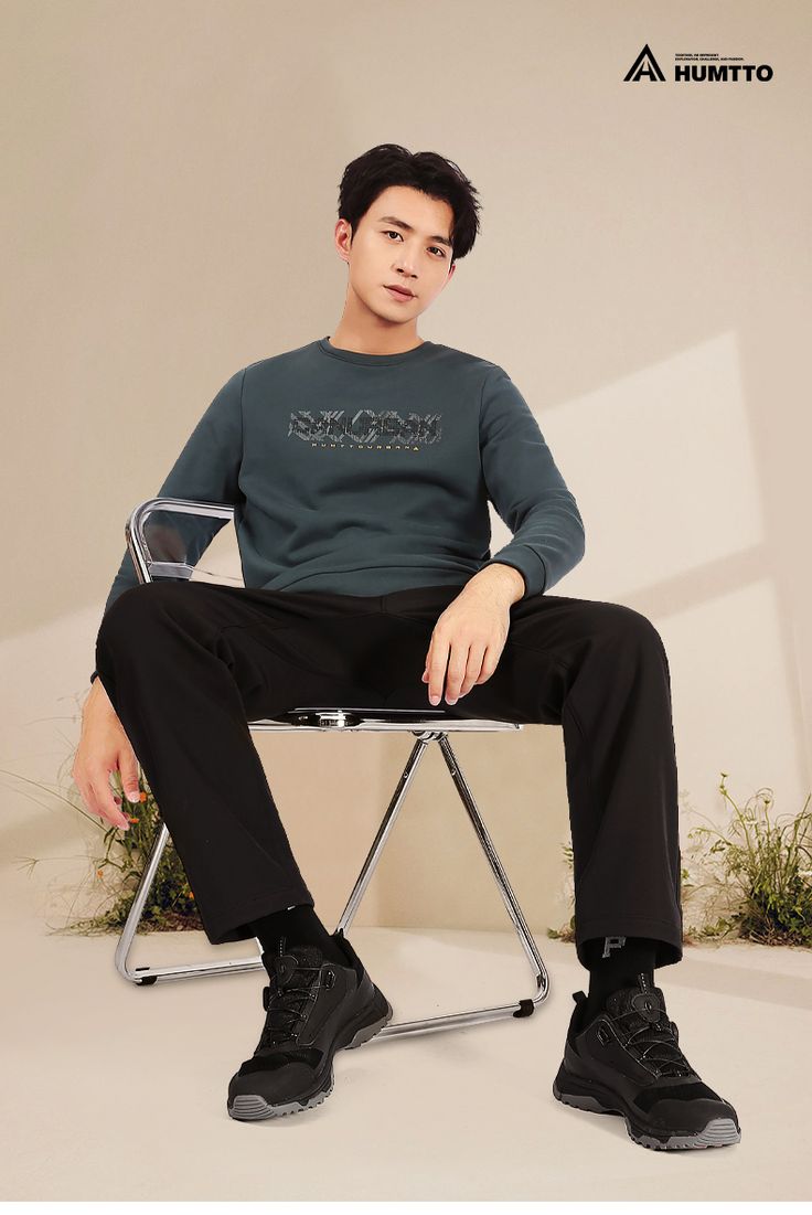 Quần vỏ mềm nam Humtto 25R604A thoáng khí thoải mái thanh lịch-1